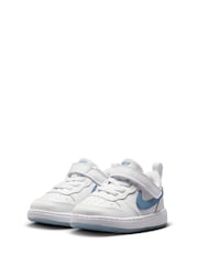 Nike White Infant Court Borough Low  Trainers - Image 2 of 9