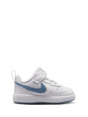 Nike White Infant Court Borough Low  Trainers - Image 4 of 9