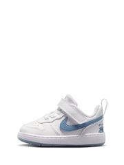 Nike White Infant Court Borough Low  Trainers - Image 6 of 9