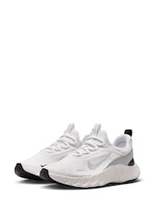 Nike White/Blue Youth Free Ride Trainers - Image 2 of 8
