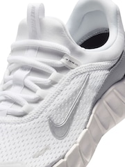 Nike White/Blue Youth Free Ride Trainers - Image 6 of 8