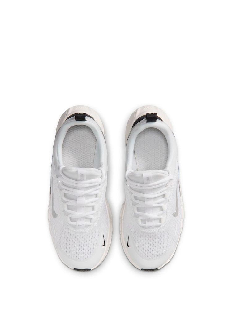 Nike White/Blue Youth Free Ride Trainers - Image 8 of 8