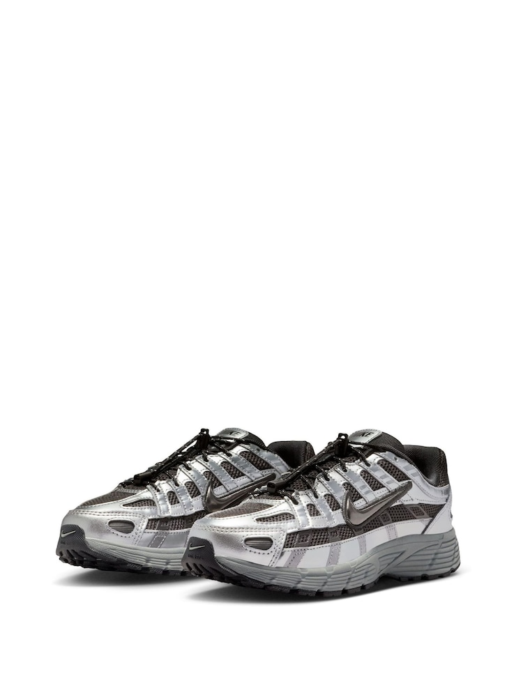Nike Black Youth P6000 Trainers - Image 2 of 8
