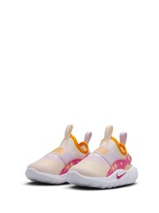 Nike White/Pink Orange Infant Flex Runner 4 Trainers - Image 5 of 9