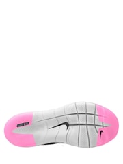Nike Black/Pink Youth Free Ride Trainers - Image 4 of 4