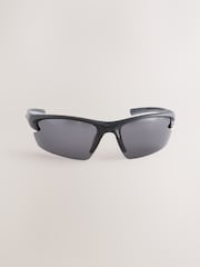 Μαύρο - Sport Wrap Polarised Sunglasses - Εικόνα 2 του 3