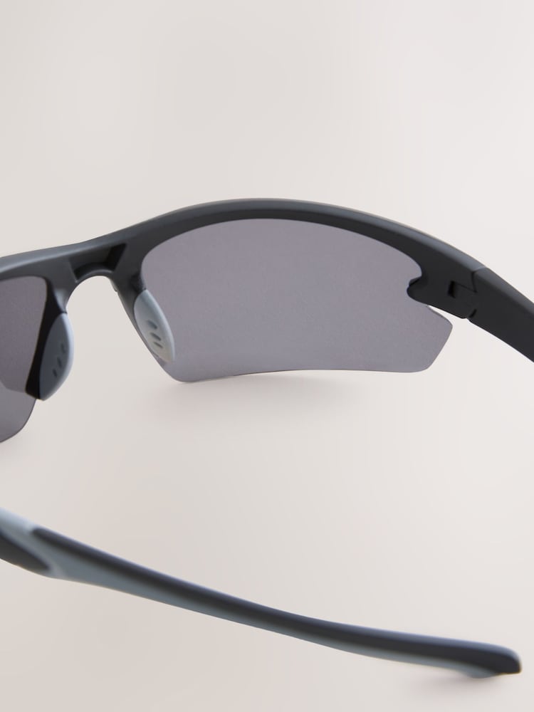 Preto - Óculos de Sol Esportivos Polarizados Envolventes - Imagem 5 de 5