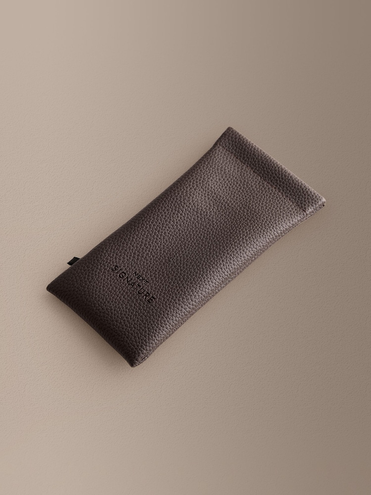 Honey Brown Horn Signature Preppy Acetate Frame Polarised Sunglasses - Image 6 of 6