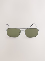 Silver Navigator Sunglasses - Image 2 of 3