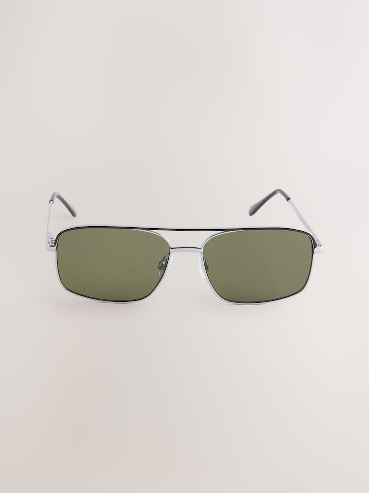 Silver Navigator Sunglasses - Image 2 of 3