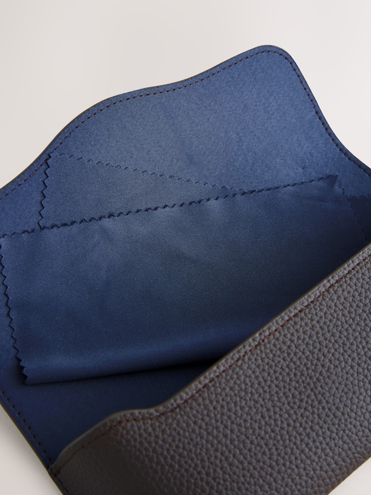 巧克力棕色 - 太阳眼镜 Case - 3的图像3｝