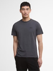 Barbour® International Grey Small Logo T Asphalt T-Shirt - Image 1 of 6