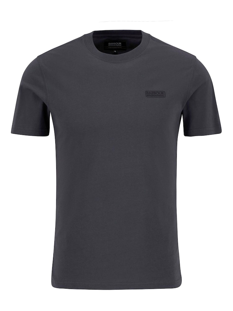 Barbour® International Grey Small Logo T Asphalt T-Shirt - Image 6 of 6 Barbour® International Grey Small Logo T Asphalt T-Shirt - Image 6 of 6