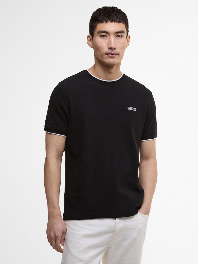 Barbour® International Black Seb T-Shirt - Image 1 of 6 Barbour® International Black Seb T-Shirt - Image 1 of 6