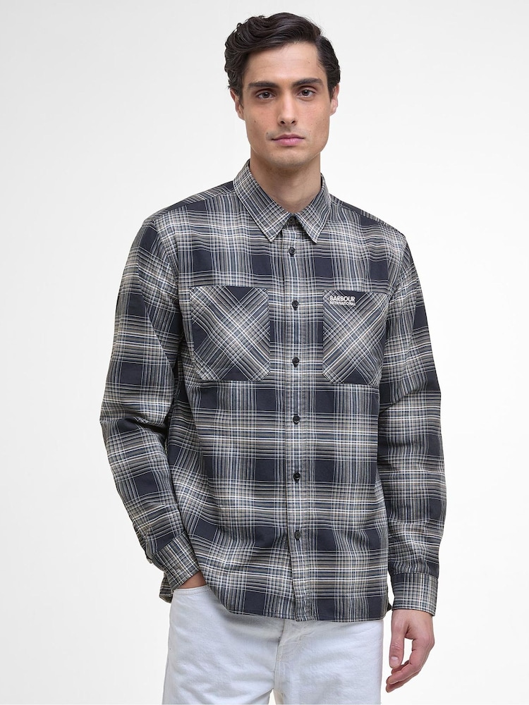 Barbour® International Blue Hall Shirt - Image 1 of 6 Barbour® International Blue Hall Shirt - Image 1 of 6