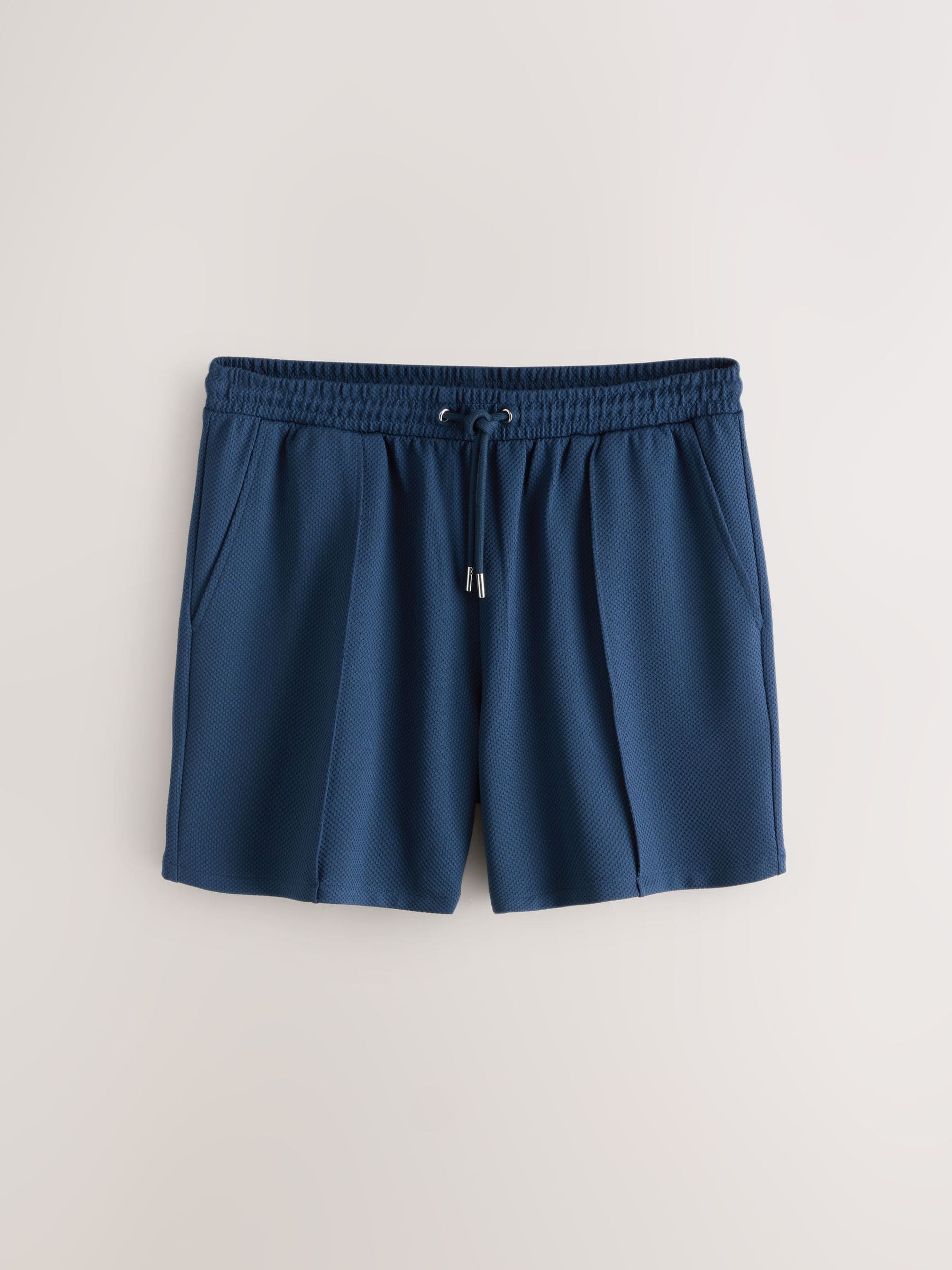 Buy Navy Jersey Textured Short Shorts from Next USA