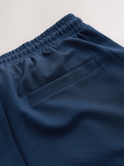 Navy Jersey Textured Short Shorts - Image 9 of 9