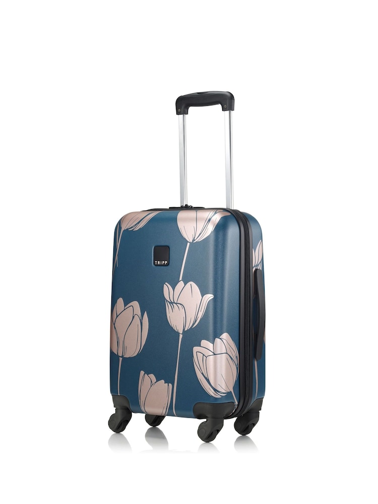 Tripp Blue Tulip Cabin Suitcase 55x36x21cm - Image 2 of 4 Tripp Blue Tulip Cabin Suitcase 55x36x21cm - Image 2 of 4