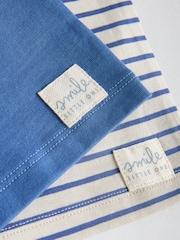 Blue Short Sleeve Baby T-Shirts 4 Pack (0mths-2yrs) - Image 12 of 12