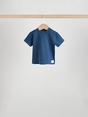 Blue Short Sleeve Baby T-Shirts 4 Pack (0mths-2yrs) - Image 3 of 12