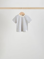 Blue Short Sleeve Baby T-Shirts 4 Pack (0mths-2yrs) - Image 7 of 12