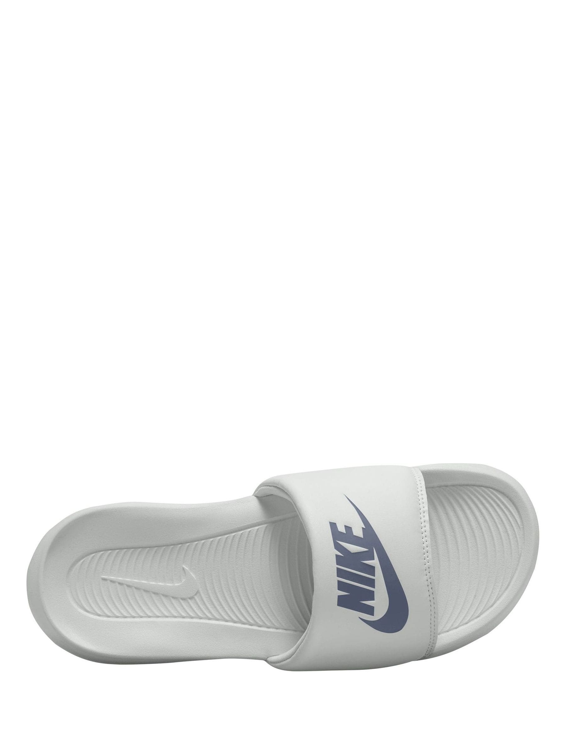 Buy Nike White Grey Victori One Sliders from Next South Africa
