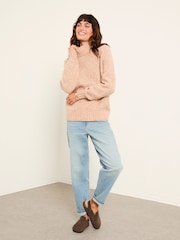 FatFace Fliss Natural Knitted Jumper - Image 3 of 5