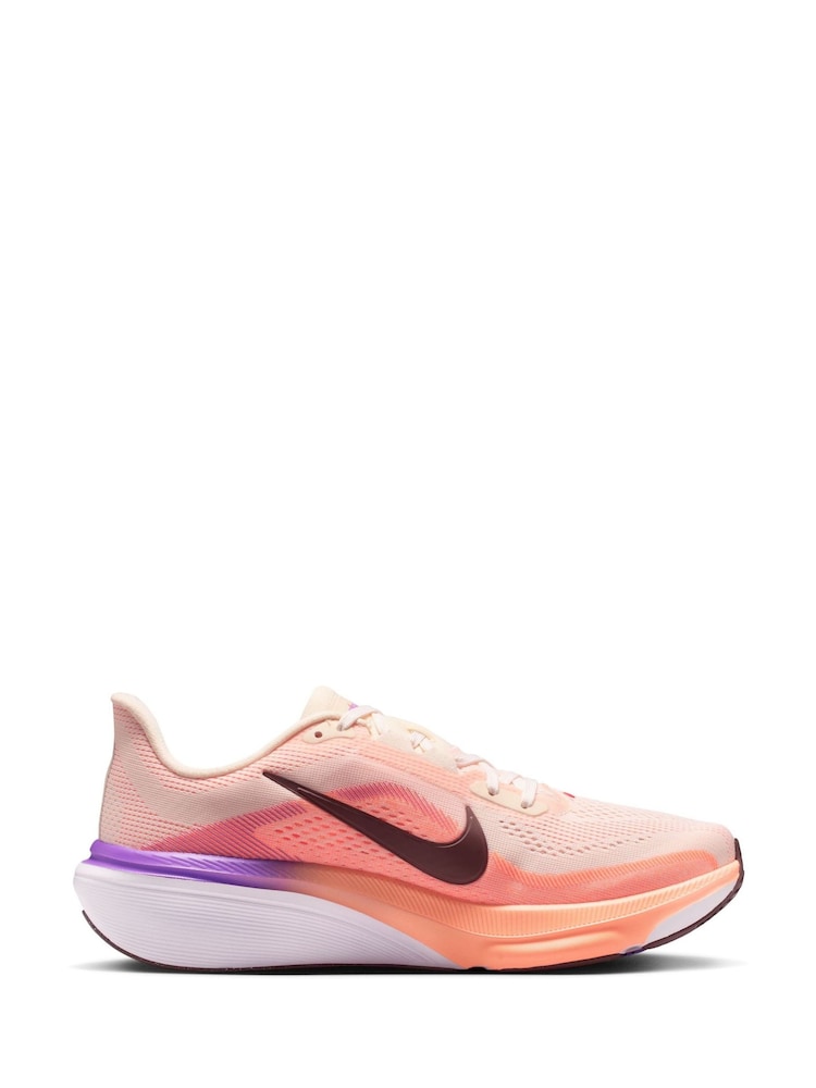 Nike Orange Pulse Pegasus 42 Road Running Trainers - Image 1 of 8 Nike Orange Pulse Pegasus 42 Road Running Trainers - Image 1 of 8