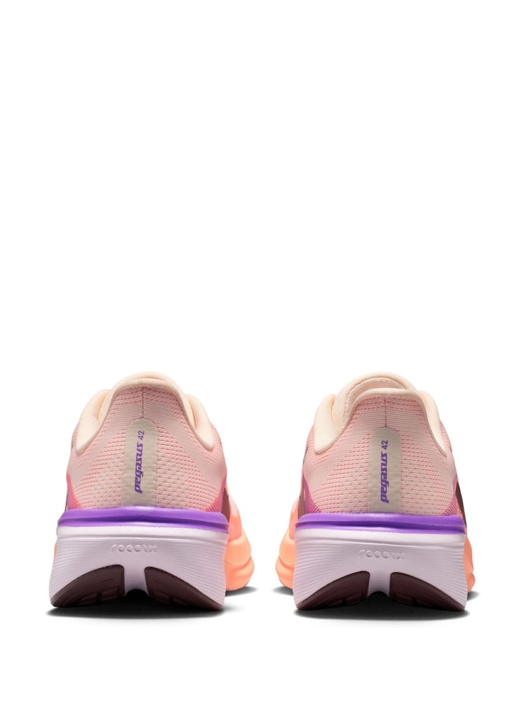 Nike Orange Pulse Pegasus 42 Road Running Trainers - Image 2 of 8 Nike Orange Pulse Pegasus 42 Road Running Trainers - Image 2 of 8