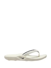 Nike White Marina Flip Flops - Image 1 of 4