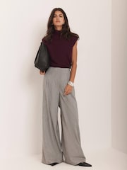Mint Velvet Red Wool Blend Sleeveless Knit Top - Image 4 of 8