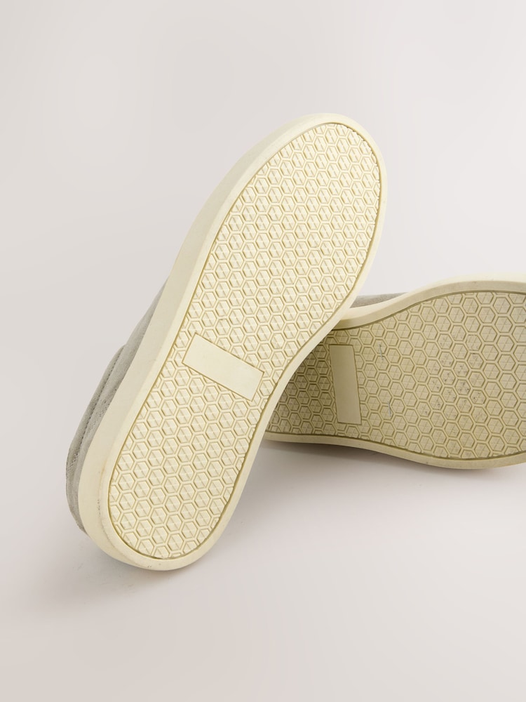 Sage Green Suede Smart Casual Trainers - Image 7 of 7 Sage Green Suede Smart Casual Trainers - Image 7 of 7