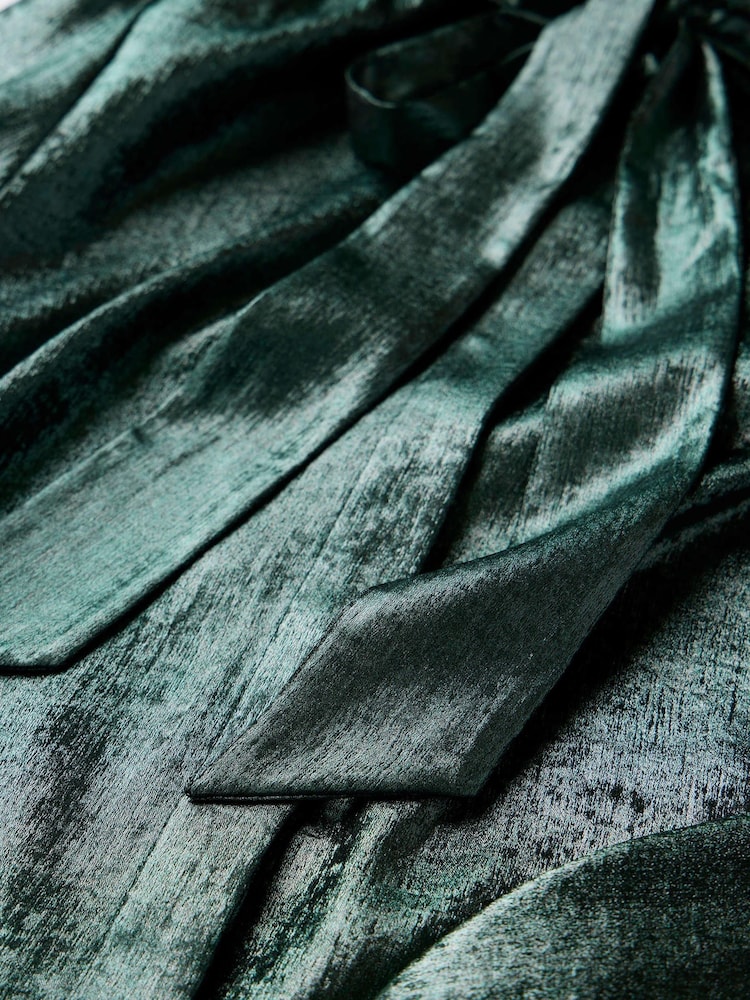 Mint Velvet Metallic Pussy Bow Blouse - Slika 8 iz 8