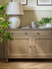 Cotswold Company Smoked Elkstone Oak Large Sideboard - Image 1 of 6