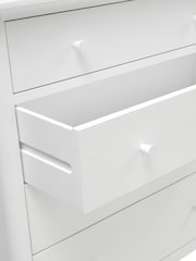Cotswold Company White Berkeley Oak 4 Drawer Chest - Image 5 of 6