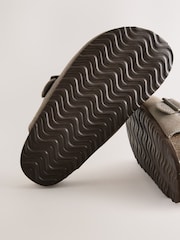 Neutral Suede Corkbed Clogs - Image 5 of 5