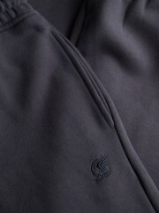 Superdry Black Blank Oversized Joggers - Image 8 of 8