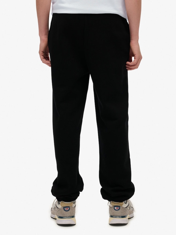 Superdry Black Blank Oversized Joggers - Image 2 of 8 Superdry Black Blank Oversized Joggers - Image 2 of 8