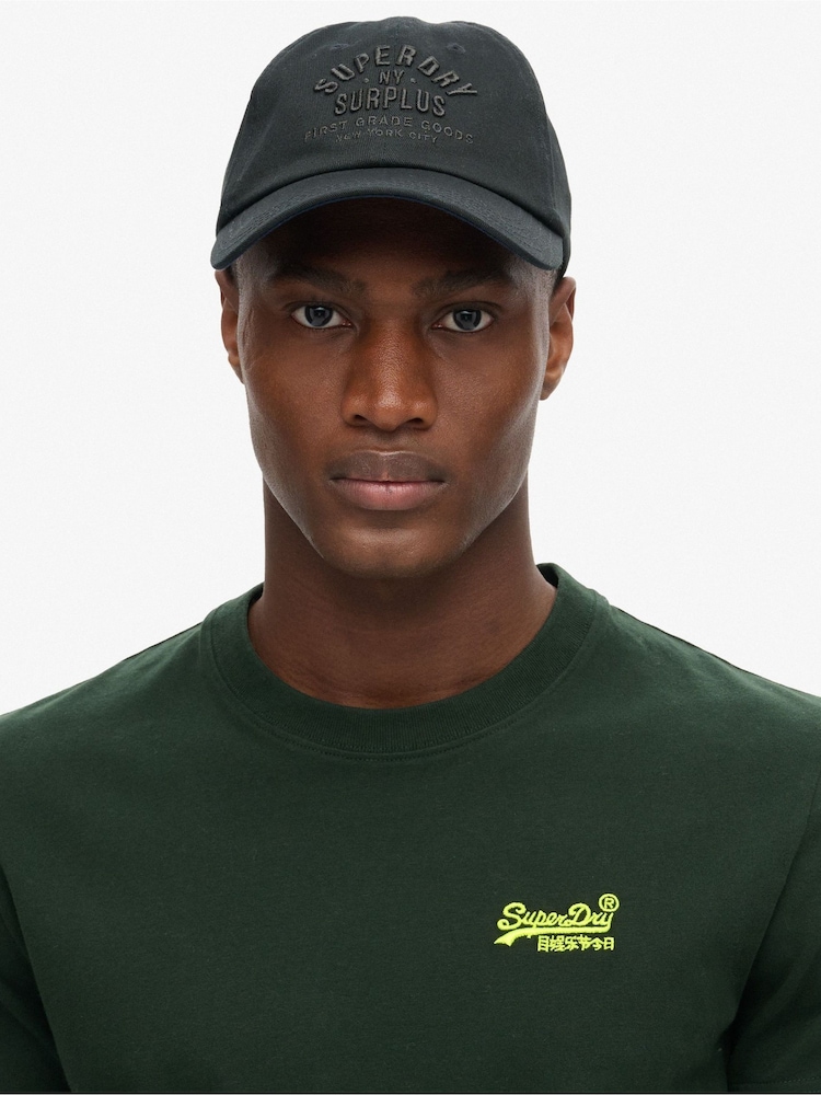 Superdry Green Cotton Essential Logo T-Shirt - Image 4 of 4