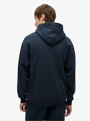 Superdry Blue Blank Oversized Hoodie - Image 2 of 7
