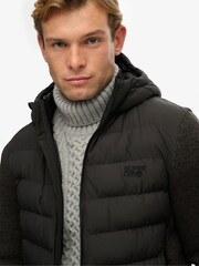 Jaqueta híbrida de malha com capuz Superdry Storm - Imagem 5 de 8