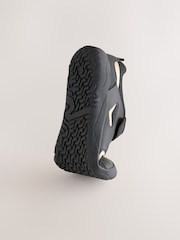 Μαύρο/Χρυσαφί - Barefoot Touch Fastening Elastic Lace Trainers - Εικόνα 6 από 6