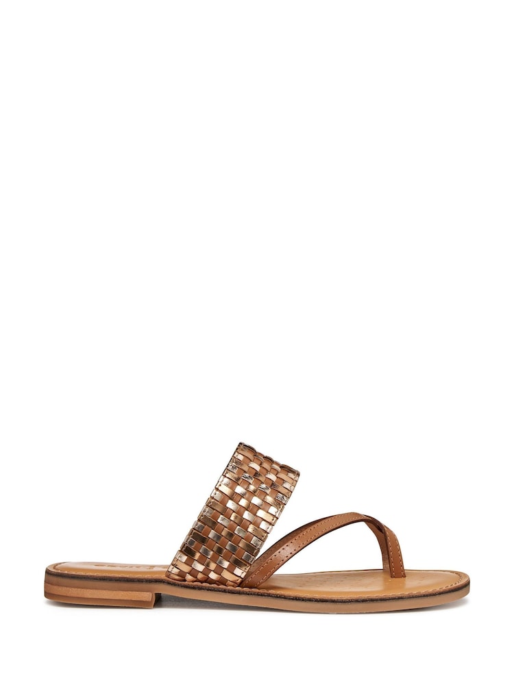 Geox Cream D MADDALUSIAC G Sandals - Image 1 of 5