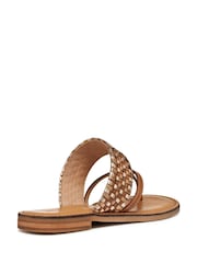 Geox Cream D MADDALUSIAC G Sandals - Image 3 of 5