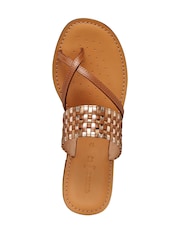 Geox Cream D MADDALUSIAC G Sandals - Image 4 of 5