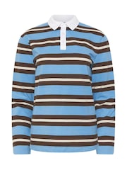 PixieGirl Petite Blue Rugby Sweatshirt - Image 5 of 5
