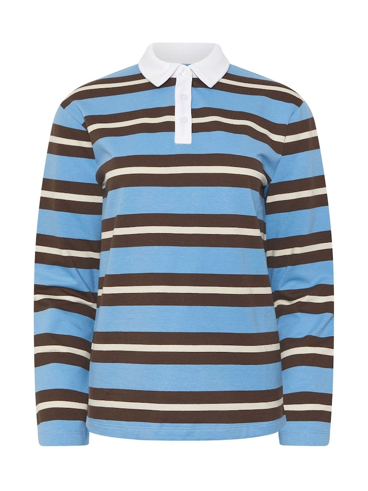 PixieGirl Petite Blue Rugby Sweatshirt - Image 5 of 5