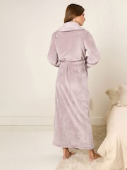 M&Co Pink Super Luxe Shawl Maxi Robe - Image 3 of 5