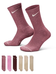 Nike Multi Everyday Crew Socks 6 Pack - Image 1 of 4