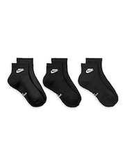 Черный - Nike повседневные Носки лодыжки 3 набор - Изображение 3 4
